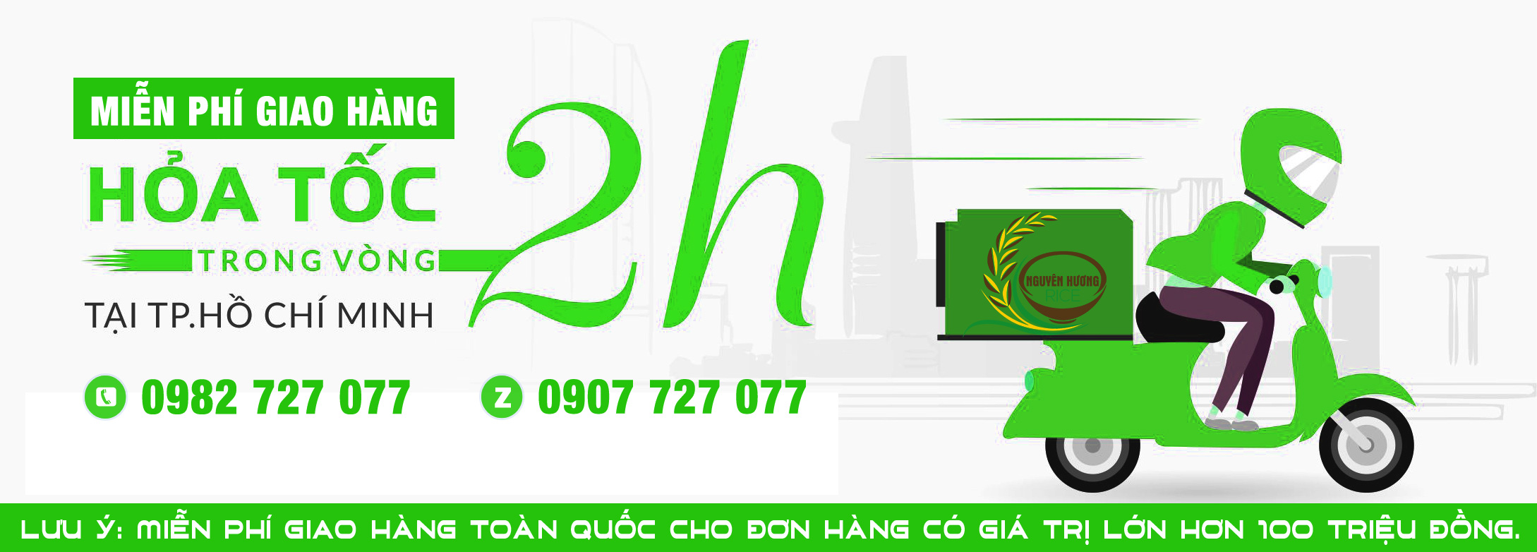 Miễn phí giao hàng trong phạm vi tp.hcm